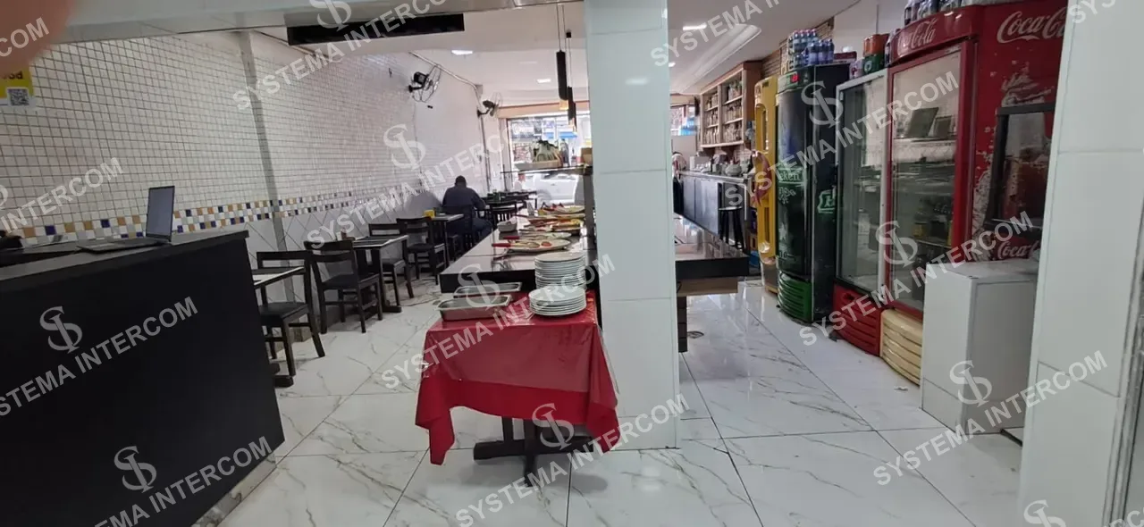 Lanchonete de luxo com lindas instalações