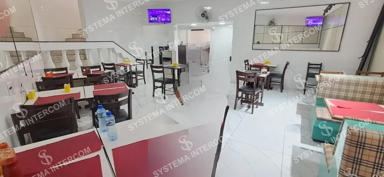 Lanchonete de luxo com lindas instalações